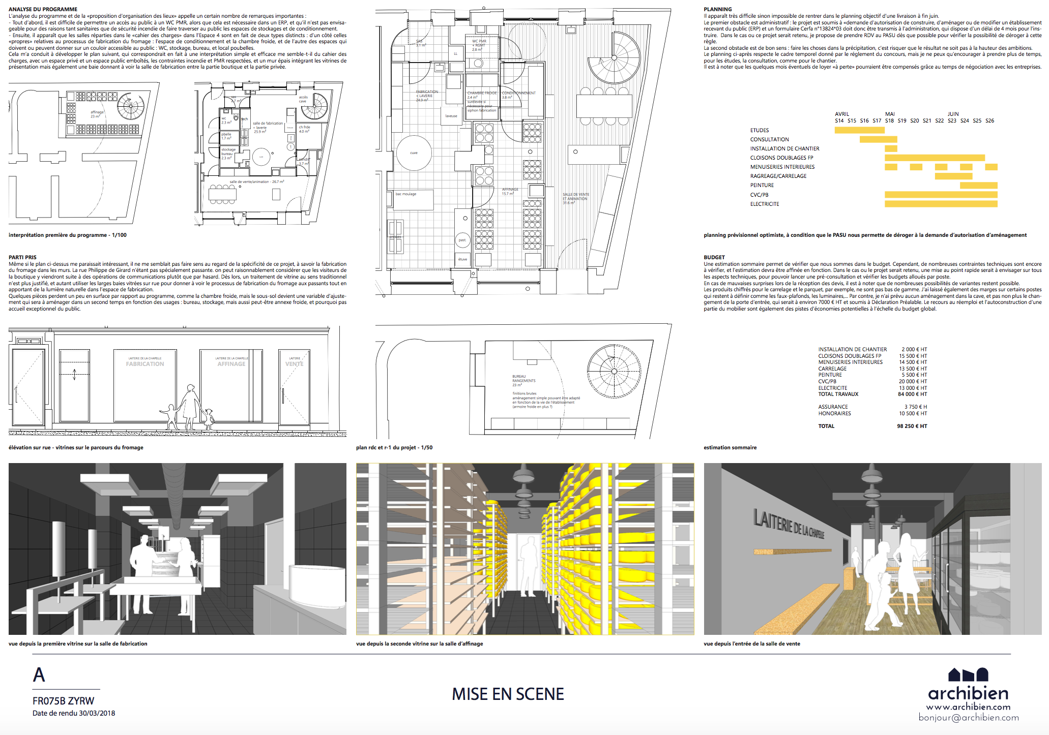 Planche A projet Archibien