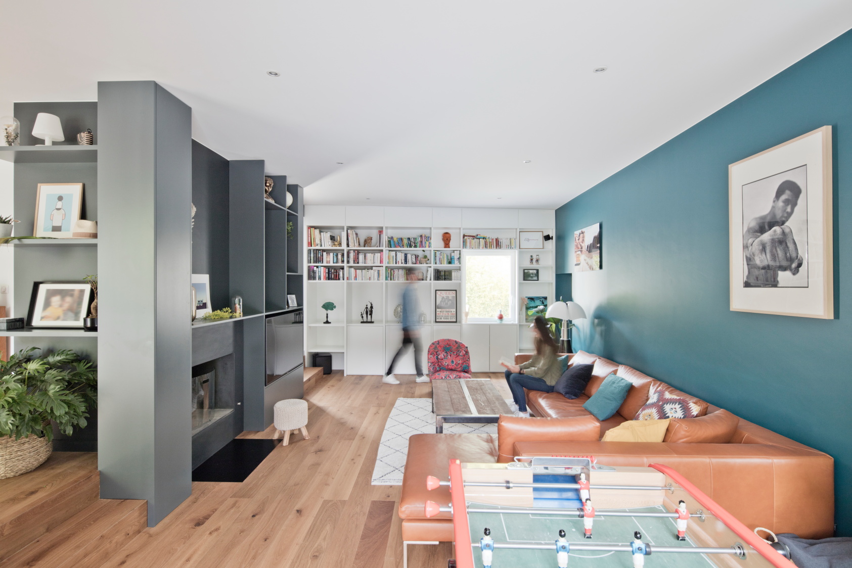 ARCHIBIEN RENOVATION SAUTERON NANTES BIBLIOTHEQUE AGENCEMENT BLDB ARCHITECTE