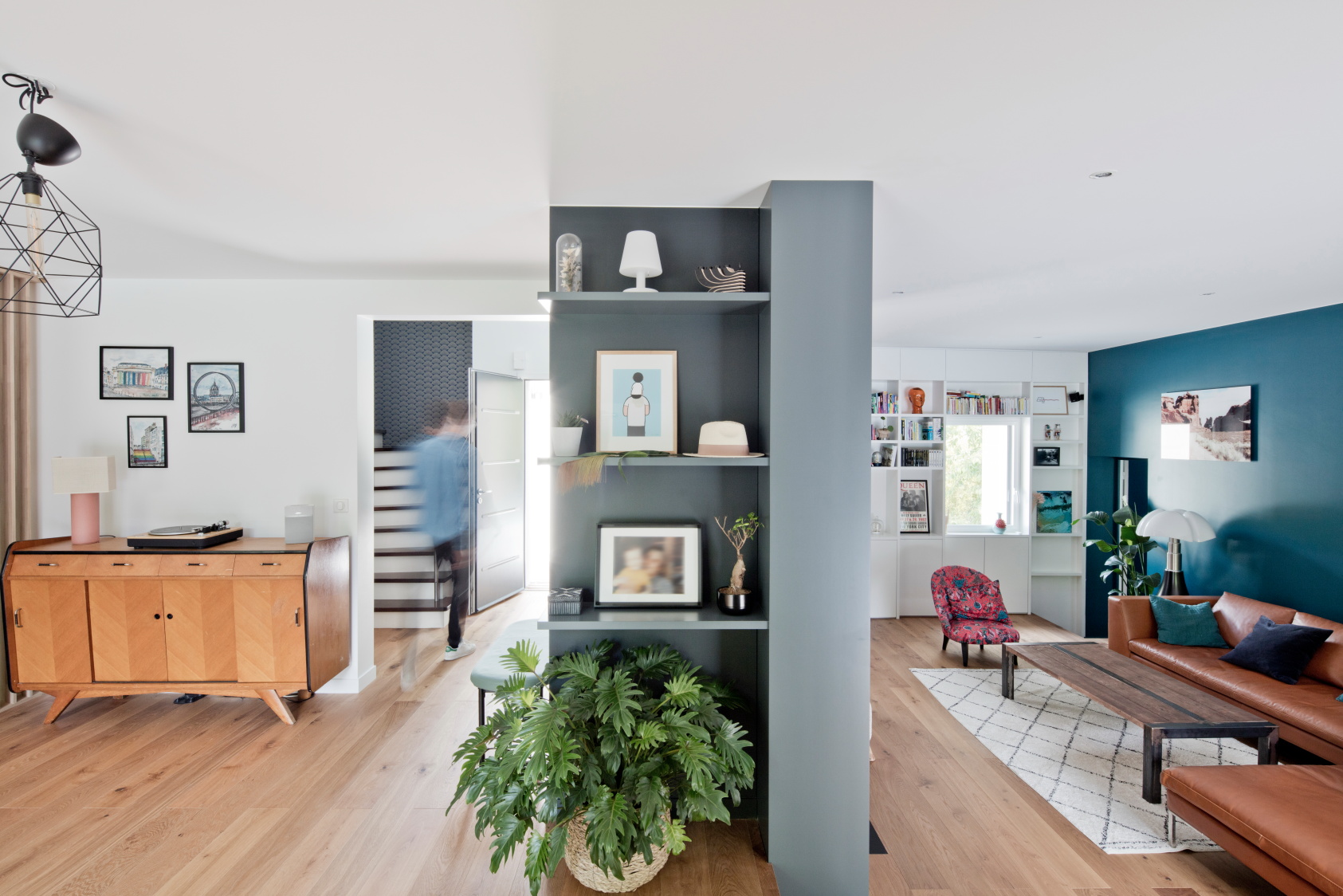 ARCHIBIEN RENOVATION SAUTERON NANTES LOIRE-ATLANTIQUE MAISON AGENCEMENT BIBLIOTHEQUE