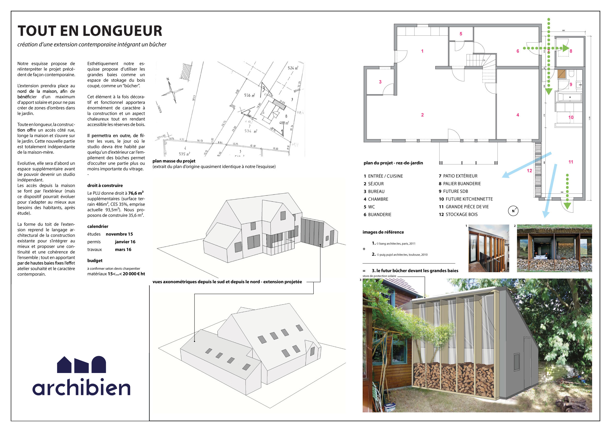 EXTENSION EN BOIS ARCHIBIEN VANNES ARCHITECTE