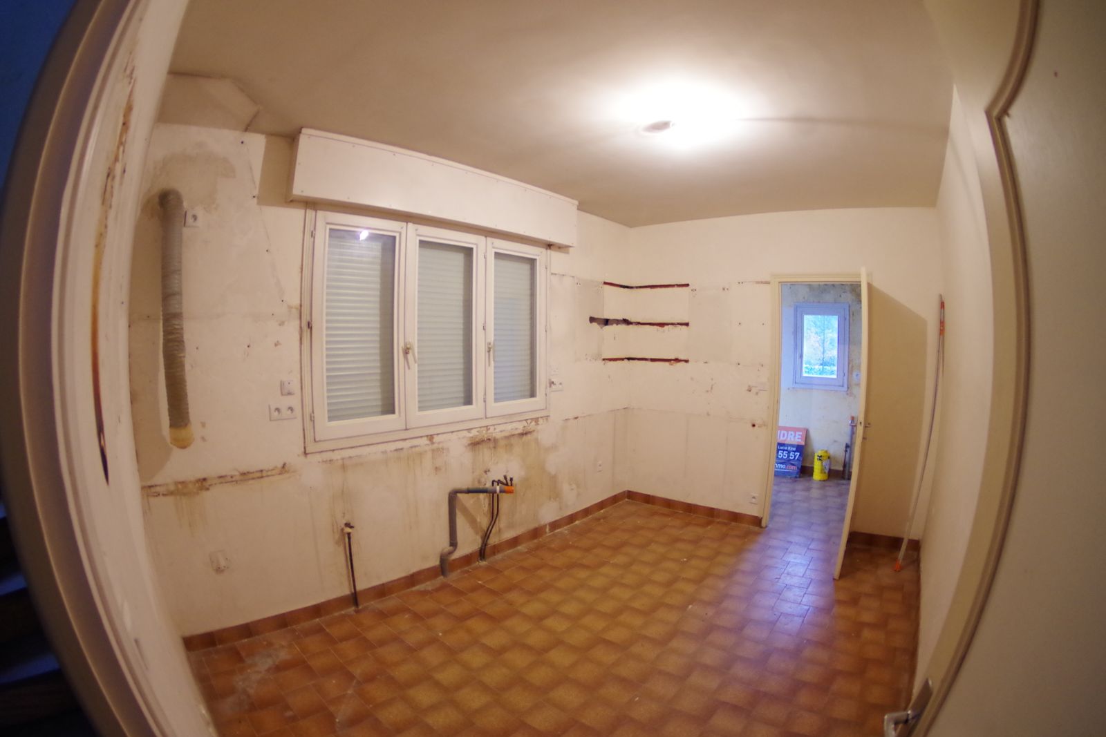 Projet Archibien photo existant rez de chassée cuisine. 