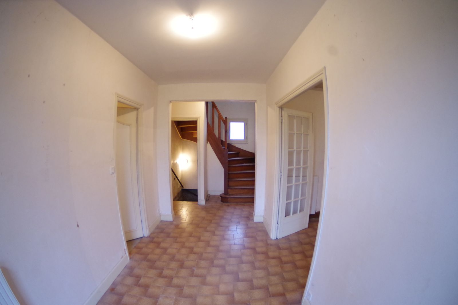 Projet Archibien photo existant rez de chaussée existant Hall d'entrée.