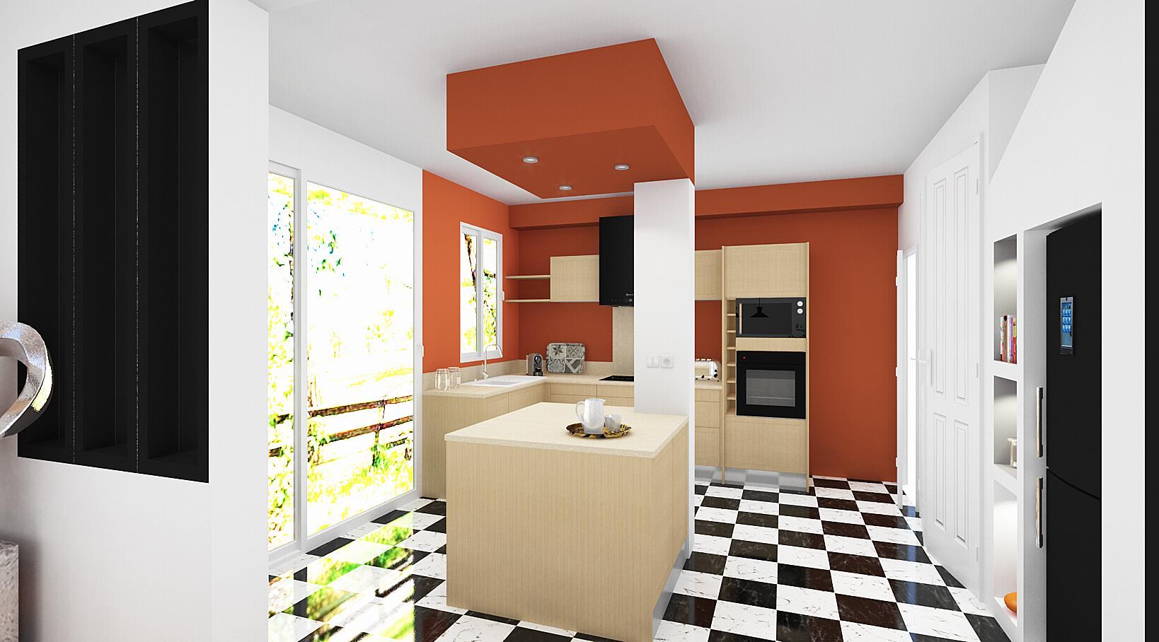 Planche de présentation Atelier LaPierla - Projet Archibien - Zoom Cuisine