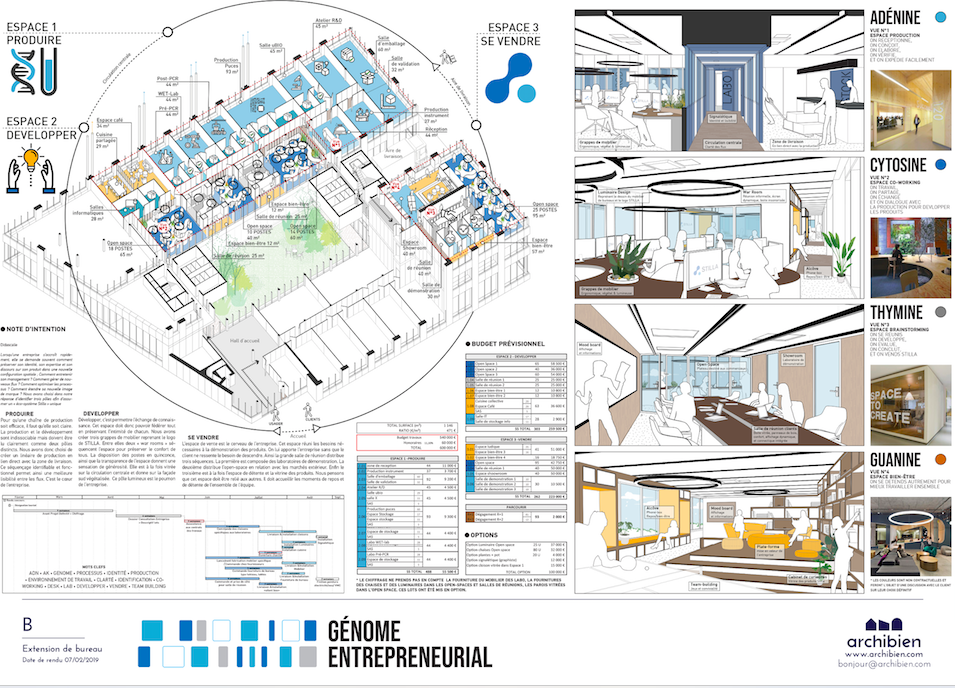 Planche de l'agence Raw, partenaire Archibien pour une rénovation à Paris