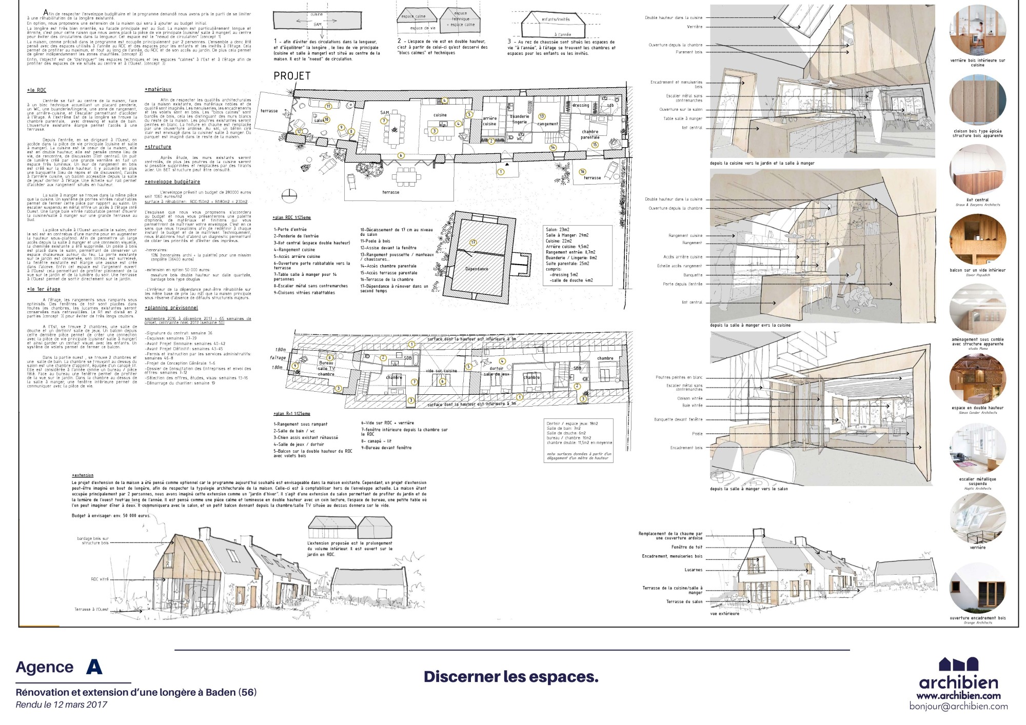 Proposition de rénovation de longère Archibien
